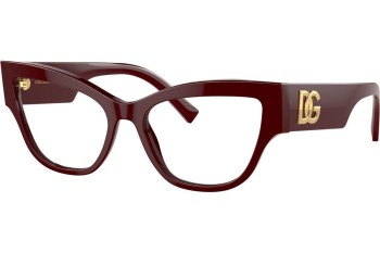 Brillen Dolce & Gabbana DG3378 3091 Cat Eye Rot