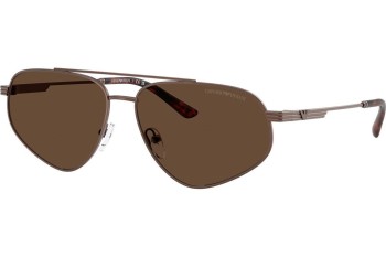 Sunglasses Emporio Armani EA2156 300673 Pilot Braun