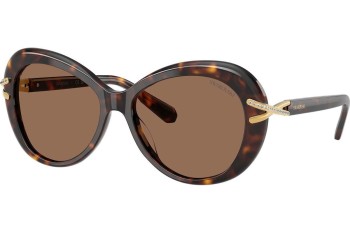 Sonnenbrille Swarovski SK6026 100273 Cat Eye Havanna