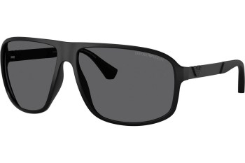 Sonnenbrille Emporio Armani EA4029 5001T3 Polarized Pilot Schwarz