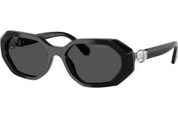 Sonnenbrille Swarovski SK6028 100187 Cat Eye Schwarz