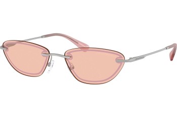 Sonnenbrille Emporio Armani EA2158 3045/5 Cat Eye Silber