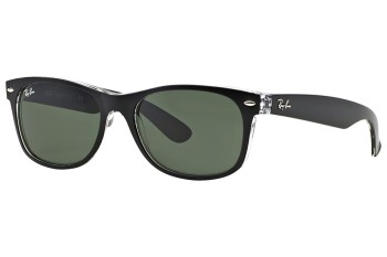 Sunglasses Ray-Ban New Wayfarer Color Mix RB2132 6052 Quadratisch Schwarz