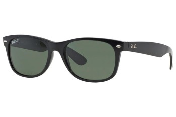 Sunglasses Ray-Ban New Wayfarer Classic RB2132 901/58 Polarized Quadratisch Schwarz