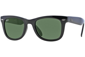 Sonnenbrille Ray-Ban Folding Wayfarer Classic RB4105 601 Quadratisch Schwarz