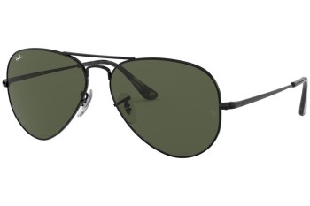 Sonnenbrille Ray-Ban Aviator Metal II RB3689 914831 Pilot Schwarz