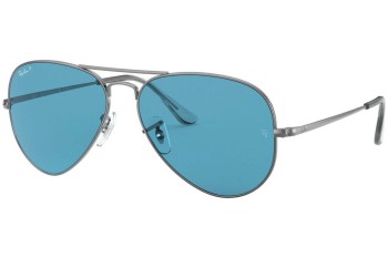 Sonnenbrille Ray-Ban Aviator Metal II RB3689 004/S2 Polarized Pilot Silber