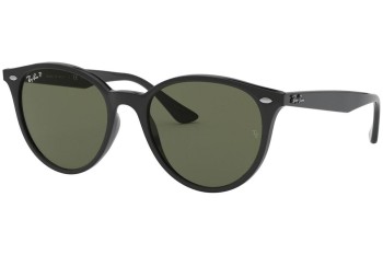 Sunglasses Ray-Ban RB4305 601/9A Polarized Rund Schwarz