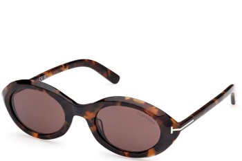 Sonnenbrille Tom Ford Carmen FT1186 52E Oval Havanna