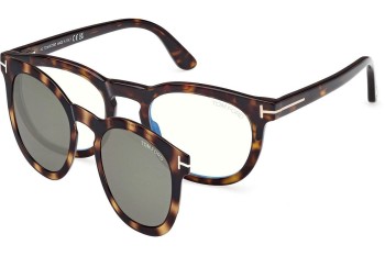 Brillen Tom Ford FT5993-B 052 Quadratisch Havanna