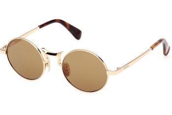 Sonnenbrille Max Mara MM0127 30L Rund Gold