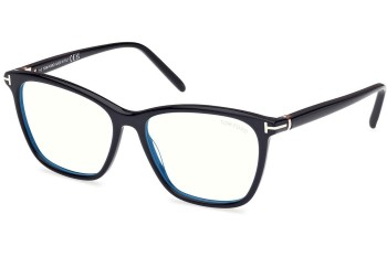 Brillen Tom Ford FT5989-B 001 Quadratisch Schwarz