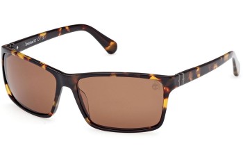 Sonnenbrille Timberland TB00032 52H Polarized Quadratisch Havanna