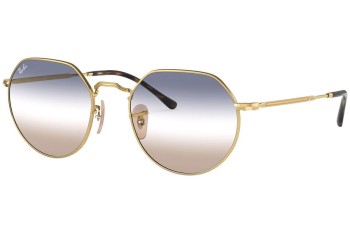 Sunglasses Ray-Ban Jack RB3565 001/GD Rund Gold