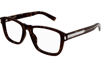 Glasses Saint Laurent SL710OPT 002 Quadratisch Havanna