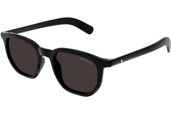 Sonnenbrille Mont Blanc MB0352S 001 Quadratisch Schwarz