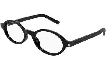 Brillen Saint Laurent SL751JEANNEOPT 001 Oval Schwarz