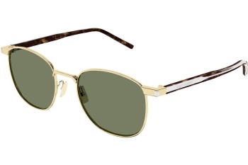 Sonnenbrille Saint Laurent SL747 008 Quadratisch Gold