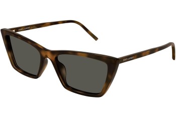 Sonnenbrille Saint Laurent SL737MICATHIN 003 Cat Eye Havanna