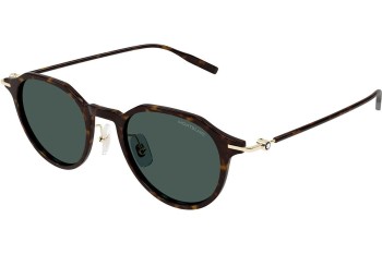 Sonnenbrille Mont Blanc MB0355S 002 Rund Havanna