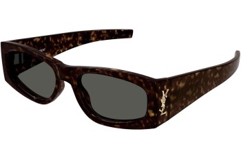 Sonnenbrille Saint Laurent SLM140 003 Oval Havanna