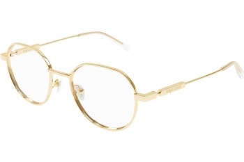 Brillen Alexander McQueen AM0479O 002 Rund Gold