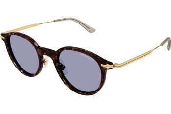 Sonnenbrille Mont Blanc MB0362S 002 Rund Havanna