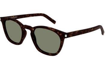 Sonnenbrille Saint Laurent SL28 049 Quadratisch Havanna