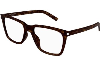 Brillen Saint Laurent SL717SLIM 002 Quadratisch Havanna