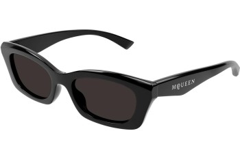 Sonnenbrille Alexander McQueen AM0474S 001 Rechteck Schwarz