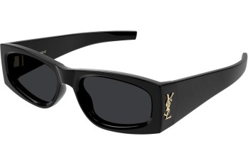 Sonnenbrille Saint Laurent SLM140 001 Oval Schwarz