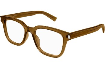 Glasses Saint Laurent SL711OPT 004 Quadratisch Braun