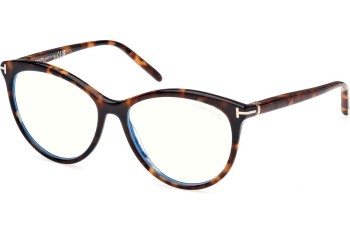 Brillen Tom Ford FT5990-B 052 Rund Havanna