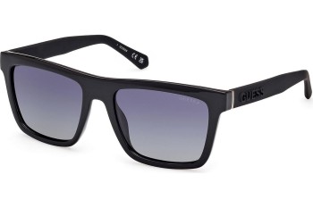 Sonnenbrille Guess GU00166 01D Polarized Quadratisch Schwarz