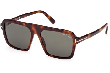 Sonnenbrille Tom Ford Vincent FT1176 53N Quadratisch Havanna