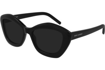 Sunglasses Saint Laurent SL68 001 Cat Eye Schwarz