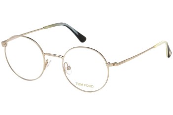 Brillen Tom Ford FT5503 028 Rund Gold