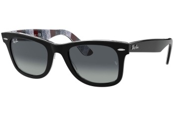 Sunglasses Ray-Ban Wayfarer RB2140 13183A Quadratisch Schwarz