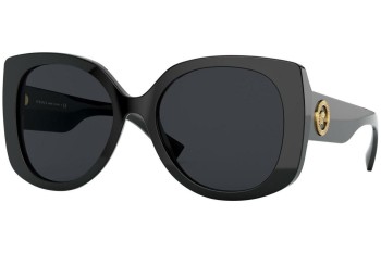 Sunglasses Versace VE4387 GB1/87 Rund Schwarz