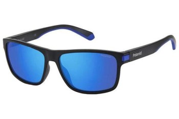 Sonnenbrille Polaroid PLD2121/S 0VK/5X Polarized Rechteck Schwarz