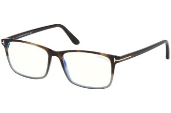 Glasses Tom Ford FT5584-B 056 Rechteck Havanna