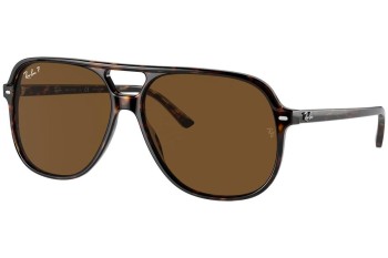 Sunglasses Ray-Ban Bill RB2198 902/57 Polarized Quadratisch Havanna