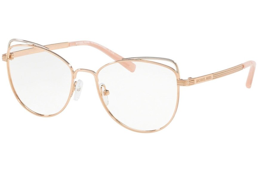 Glasses Michael Kors Santiago MK3025 1108 Cat Eye Gold