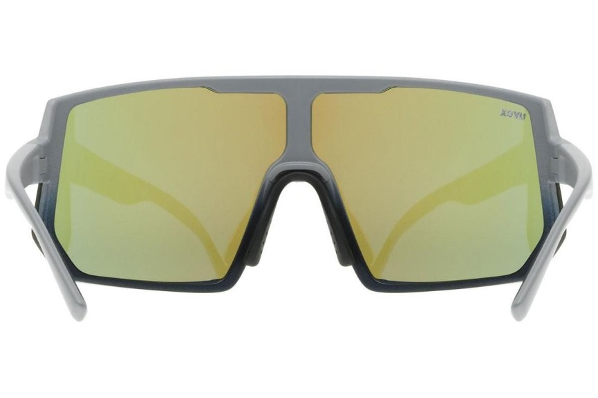 Sonnenbrille uvex sportstyle 235 Rhino / Deep Space Mat S2 Monoscheibe | Shield Grau