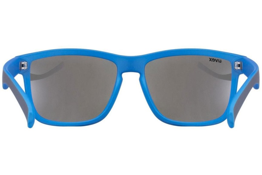 Sonnenbrille uvex lgl 39 Grey Mat / Blue S3 Quadratisch Blau