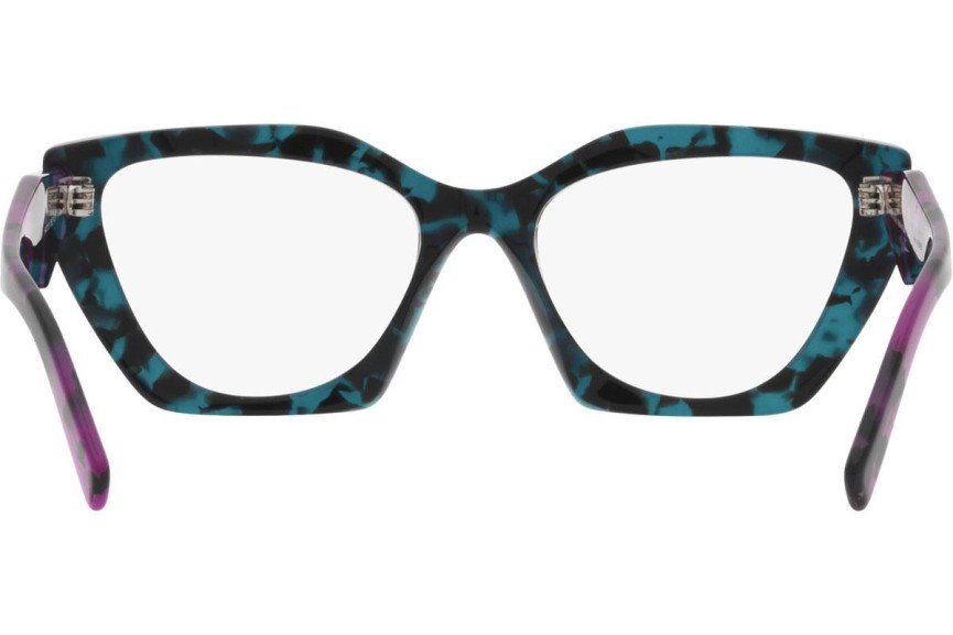 Brillen Prada PR09YV 06Z1O1 Cat Eye Blau