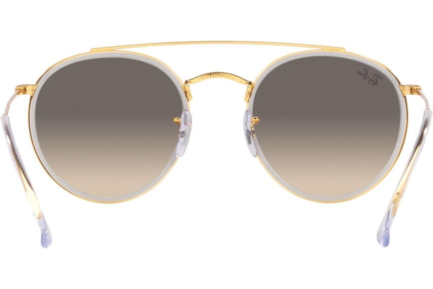 Sunglasses Ray-Ban Round Double Bridge RB3647N 923632 Rund Gold