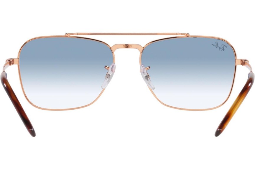 Sonnenbrille Ray-Ban New Caravan RB3636 92023F Quadratisch Gold