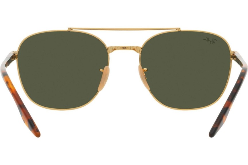 Sonnenbrille Ray-Ban RB3688 001/31 Quadratisch Gold