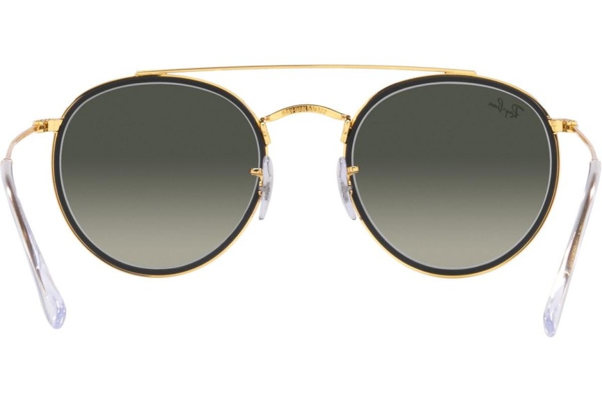 Sonnenbrille Ray-Ban Round Double Bridge RB3647N 923871 Rund Gold